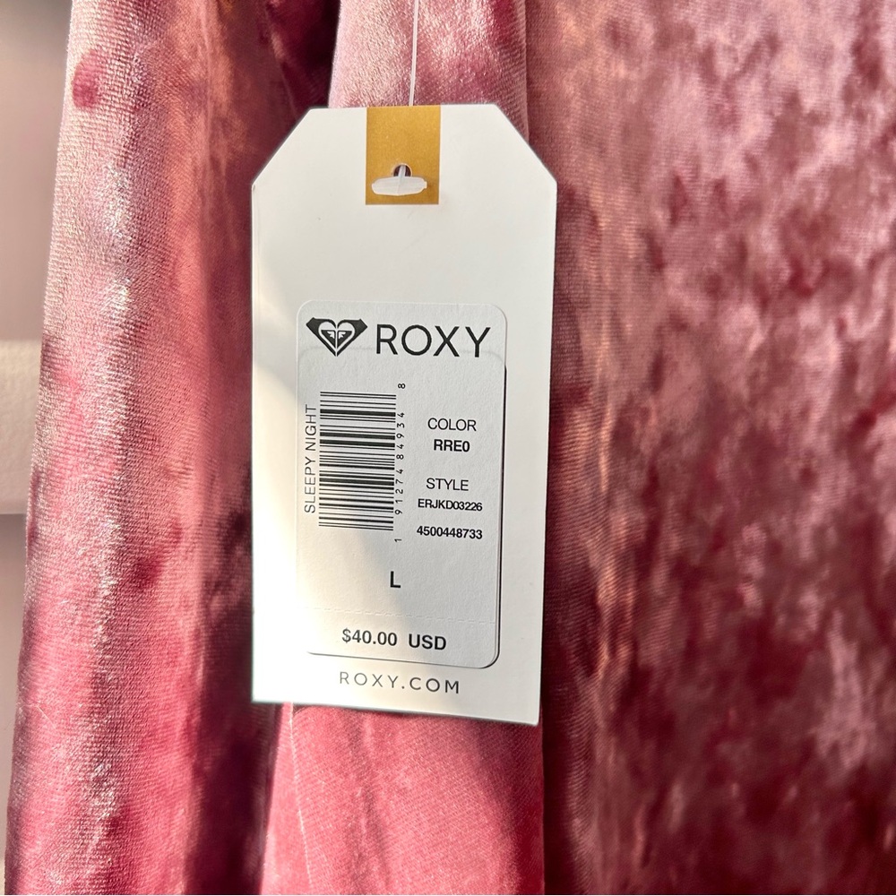 Roxy Velvet Camisole Dress | Size L in Blush Berry Maroon Color | Crushed Velvet - Picture 6 of 13